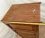 Vintage Tiger Oak File Cabinet Four Locking Drawers, Paneled Sides Legal Size For Sale - Image 11 of 12