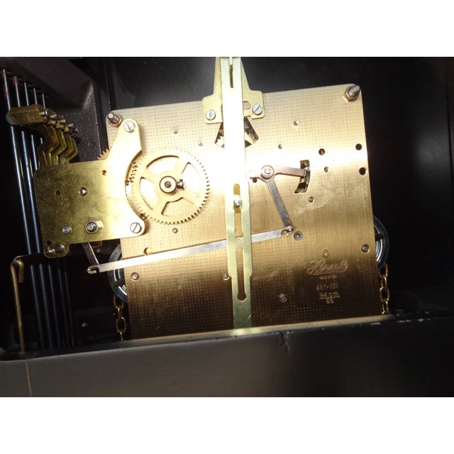 83" Tall Oriental Asian Maitland Smith Long Case Grandfather Clock W Chimes For Sale - Image 12 of 13