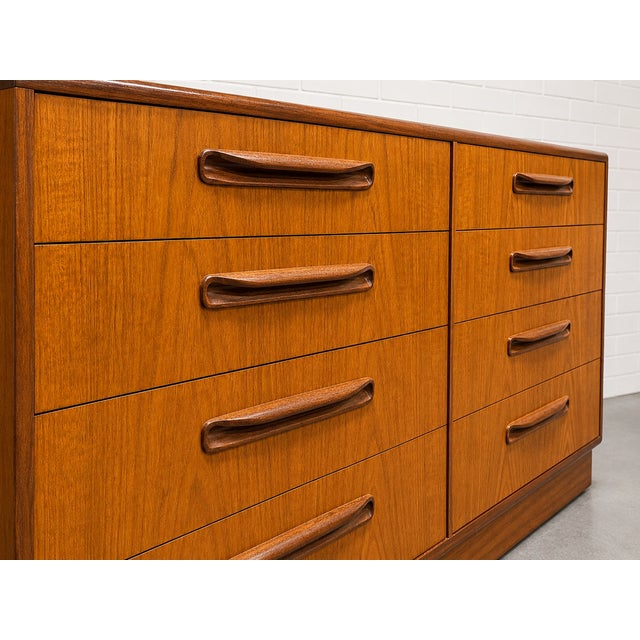 Wood Mid Century Modern Teak Double Dresser by G-Plan, C. 1960's For Sale - Image 7 of 12
