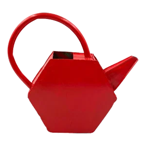 1940s Modernist Red Watering Can, France
