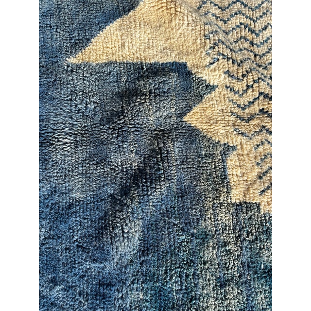 1990s Moroccan Mrirt Beni Ouarain Rug, 1990 For Sale - Image 5 of 11