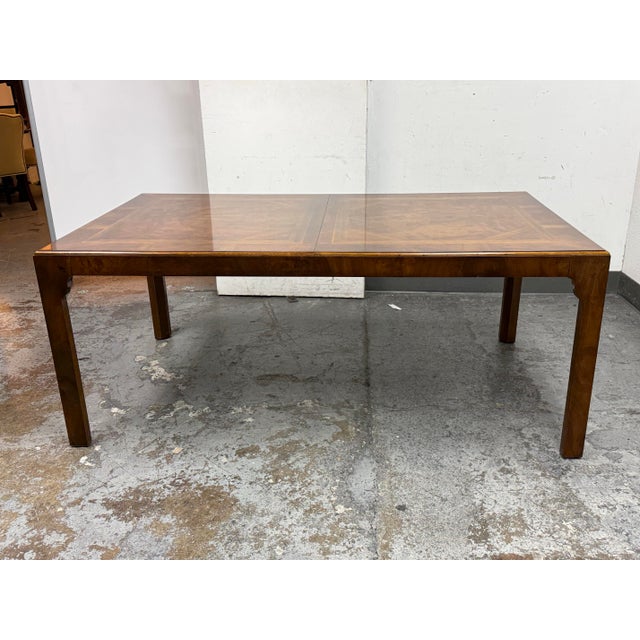 Late 20th Century Vintage Drexel Heritage Extension Dining Table For Sale - Image 5 of 12