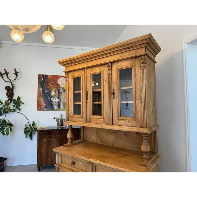 Wilhelminian Style Kitchen Display Cupboard For Sale - Image 9 of 14