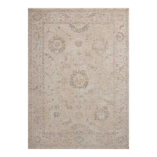 Chris Loves Julia x Loloi Louisa Oatmeal / Slate 9'-6" x 13'-1" Area Rug For Sale