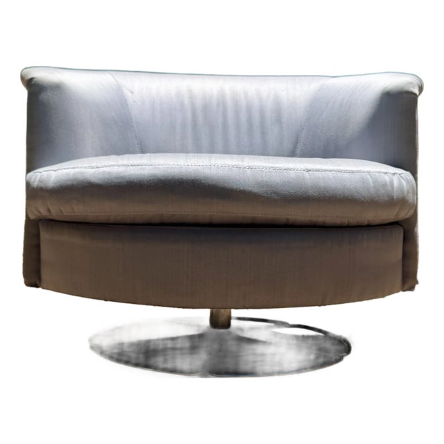 Swedish Modern Selig Barrel Swivel Chair, 1960s For Sale