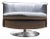 Swedish Modern Selig Barrel Swivel Chair, 1960s For Sale