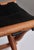 Danish Modern Gold Hill Stool in Oak and Black Leather attributed to Poul Hundevad, 1960 For Sale - Image 9 of 17