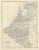 Antique Map of Belgium and the Netherlands by A.K. Johnston, 1865 For Sale