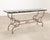 Early 20th Century French Belle Époque Steel Marble Bronze Pâtisserie Table Console For Sale - Image 5 of 18