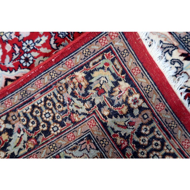 Persian 1960s, Handmade Vintage Persian Kashan Runner 2.4' X 5.8' For Sale - Image 3 of 10