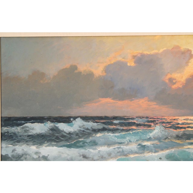 Central California Coastal Painting by Alexander Dziugurski (1911-1995) For Sale In Los Angeles - Image 6 of 12