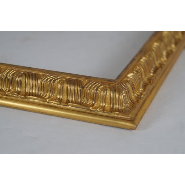 Antique Heavy Gilt Bronze Mirror Picture Artwork Photo Frame For Sale - Image 9 of 10