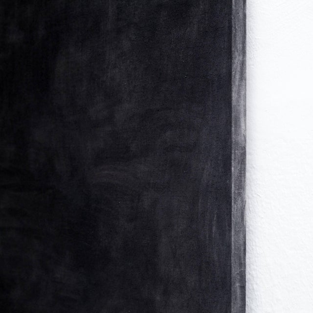 Large Black Painting by Enrico Dellatorre For Sale - Image 9 of 14