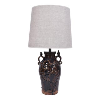 French Stoneware Vinegar Lamp by Jean-Michel Doix, 1940s For Sale