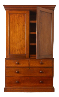 Antique Linen Press, 1840s