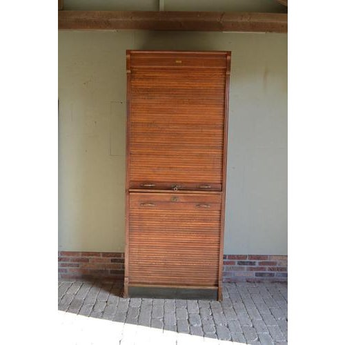 German Oak Filing Cabinet by F. Soennecken Bonn For Sale - Image 11 of 11