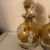 Art Deco Antique Amber Glass Cruet Set Mary Gregory For Sale - Image 3 of 6