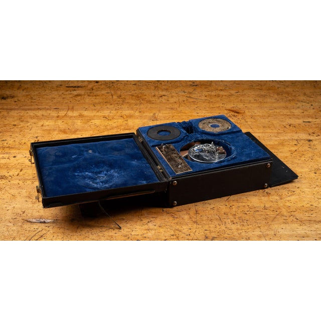 Royal Blue Vintage Westinghouse Lifting Magnet Salesman Sample Kit For Sale - Image 8 of 15