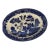 Vintage Blue Willow Style Oval Serving Platter – Japan Transferware (12”) For Sale