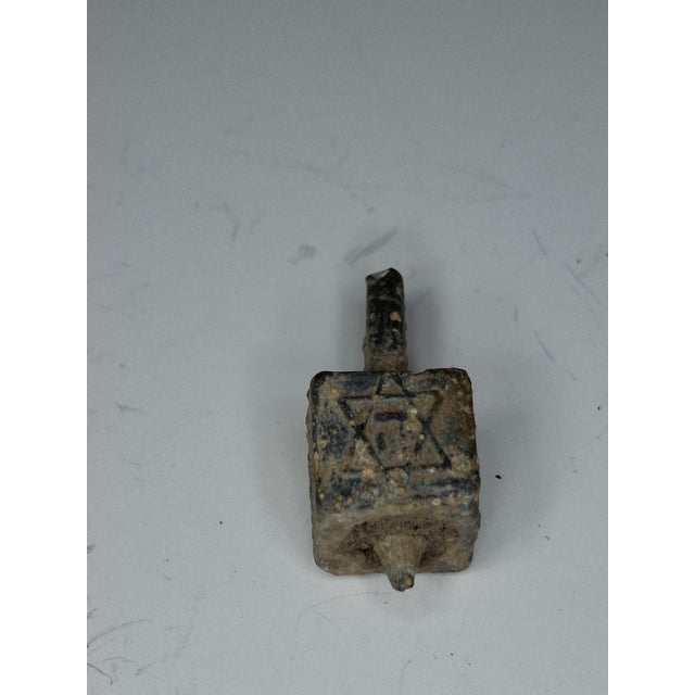 Antique Lead Dreidels Excavated From Uman, Ukraine - Late 19th/Early 20th Century Jewish Hanukkah Artifacts For Sale - Image 13 of 18