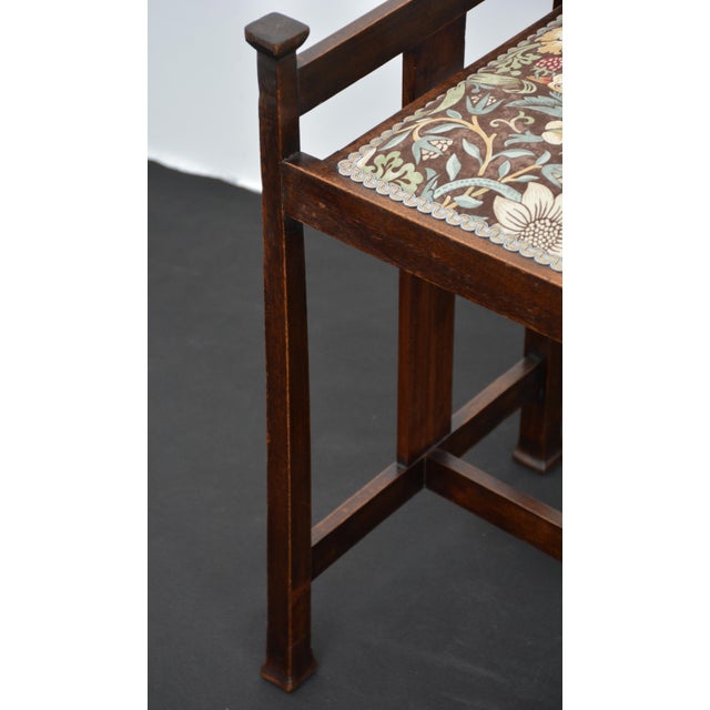 Antique Arts and Crafts Dressing Table Stool, 1900s For Sale - Image 11 of 18