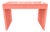 Modern Two-Drawer Desk in Benjamin Moore Polka Dot Pink For Sale