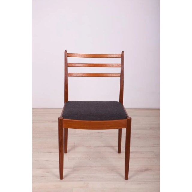 Mid-Century Modern Fabric and Teak Dining Chairs by Victor Wilkins for G-Plan, 1960s, Set of 4 For Sale - Image 3 of 11