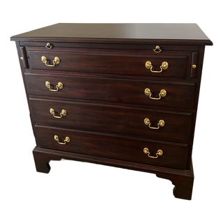 1990s Henkel Harris Bachelors Serving Chest of Drawers #2401 Mahogany For Sale