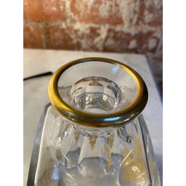 1950s 1950s Decorative Crystal Bottle For Sale - Image 5 of 7