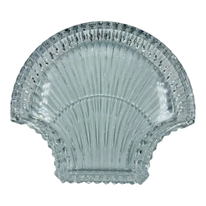 Late 20th Century Waterford Large Crystal Scallop Shell Dish/Tray