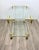 Metal Acrylic, Brass & Glass Bar Serving Cart Trolley, Italy, 1970s For Sale - Image 7 of 15