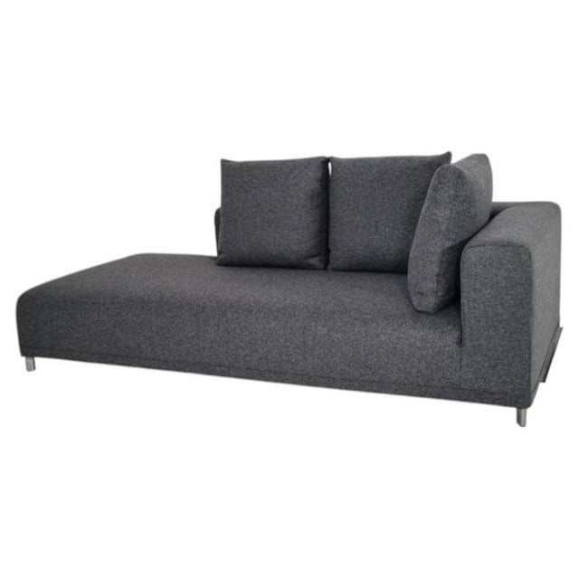 Opium Chaise Unit in Grey Wool from Ligne Roset For Sale - Image 3 of 7