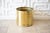 Metal Large Polished Brass Planter For Sale - Image 7 of 7