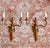 A very finely cast pair of two light French Neoclassical bronze sconces. Lovely French Louis XVI details abound: precisely...