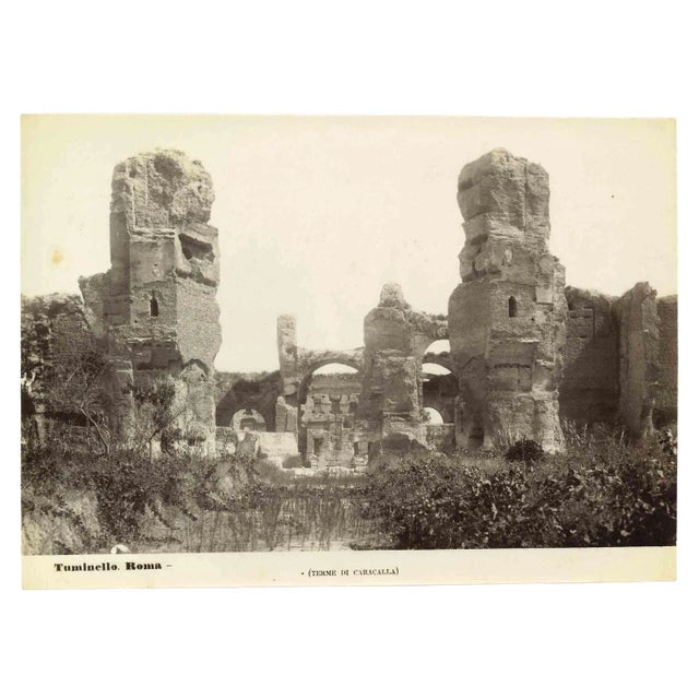 Ludovico Tuminello, Baths of Caracalla, Vintage Photograph, Early 20th Century For Sale