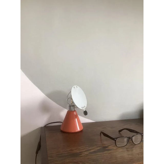 Metal French Habitat Table Lamp, 1980 For Sale - Image 7 of 7