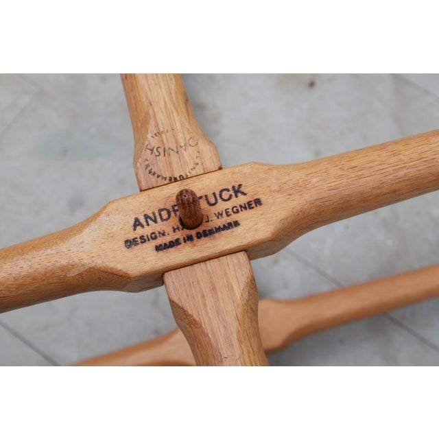 Vintage AT35 Folding Coffee Table by Hans Wegner for Andreas Tuck, 1960s For Sale - Image 6 of 8