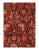 Traditional Antique Red Persian Kashan Rug For Sale - Image 3 of 12
