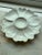 Ceramic Vintage Italian White Ceramic Flower-Shaped Artichoke Plate For Sale - Image 7 of 12