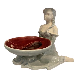Vintage Haeger Maiden Planter For Sale