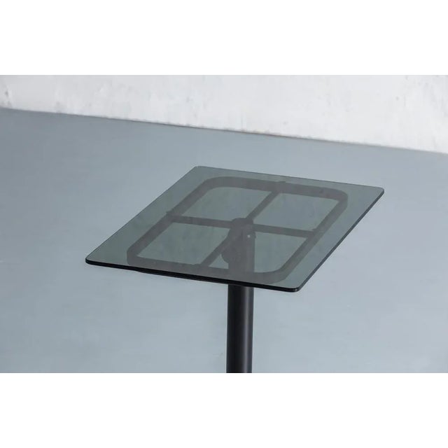 Vintage Black TV Stand by Alegri Parma, Italy, 1970s For Sale - Image 3 of 5