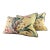 Vibrant Early 20th Century Floral Broad Cloth Pillows/Pair. For Sale