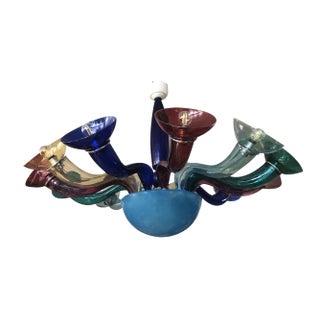 Ve Art Murano Ceiling Lamp by Annesto Gismondi for Artemide, 1990s For Sale