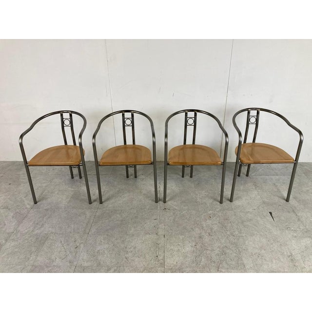 Postmodern Dining Room Set, 1980s, Set of 5 For Sale - Image 9 of 16