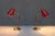 Vintage Norwegian Adjustable Table Lamps in Red Metal and Brass, 1960s, Set of 2 For Sale - Image 16 of 17