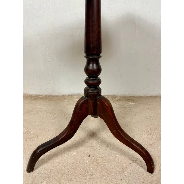 20th Century Spanish Rectangular-Top Side Table on Tripod Base, 1940 For Sale - Image 9 of 14