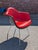 1970s 1970s Pair of Red Eames Herman Miller Padded Arm Shell Chairs For Sale - Image 5 of 16