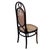 Late 19th Century Vienna Secession Bent Oak & Cane High Back Side Chair No. 17 Attributed to Thonet For Sale - Image 4 of 6
