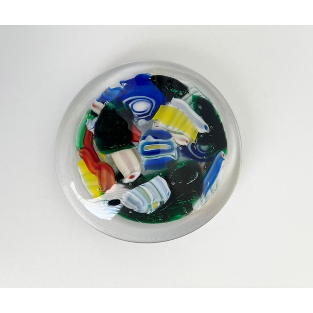 Murano Vintage Murano Scramble Glass Paper Weight For Sale - Image 4 of 6