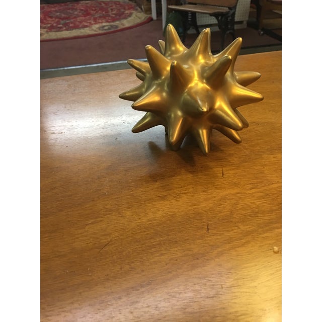 Small Decorative Gold Spike Ball Chairish